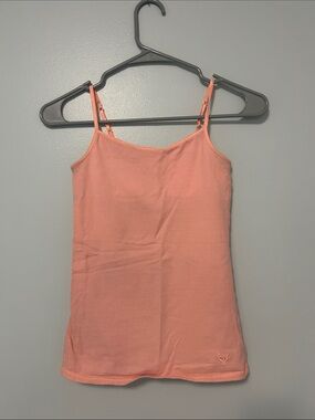 Justice Peachy Coral Spaghetti Strap Camisole